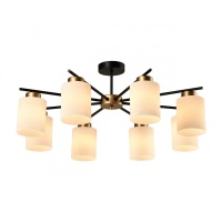 Потолочная люстра IMEX Troya MD.22436-8-S-BK+MGD  фото, kupilegko.ru