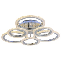Потолочная светодиодная люстра Profit Light 8086/3+3 CHR A  фото, kupilegko.ru