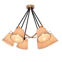 Подвесная люстра IMEX Soul MD.19412-6-P-BK  фото, kupilegko.ru