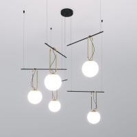 Подвесная люстра Eurosvet Riche 70143/5 черный  фото, kupilegko.ru