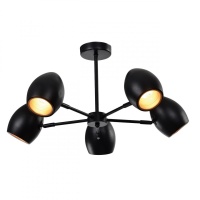 Потолочная люстра IMEX Ufo MD.19972-5-S-BK  фото, kupilegko.ru