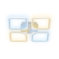 Потолочная светодиодная люстра Ritter 52036 8  фото, kupilegko.ru