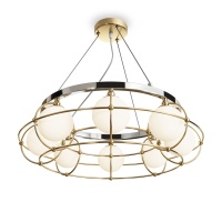 Подвесная люстра Maytoni Carcass MOD312PL-08GCH  фото, kupilegko.ru