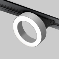 Трековый светодиодный светильник однофазный Elektrostandard Spila 85079/01 серебро a056375  фото, kupilegko.ru