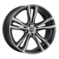 Литые колесные диски MAK X-Mode 10.5x20 5x112 ET40 D66.6 Серый с полированной лицевой частью (F0520XMQM40WS2X)  фото, kupilegko.ru