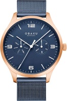 fashion наручные мужские часы Obaku V249GMVLML. Коллекция Mesh  фото, kupilegko.ru