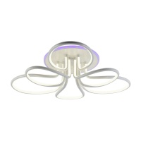 Потолочная светодиодная люстра Profit Light 6009/3+3A WHT  фото, kupilegko.ru