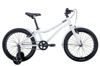 Велосипед Kitez 20 (20" 1 ск. рост. OS) 2020-2021, белый, 1BKB1K301T07 Bear Bike  фото, kupilegko.ru