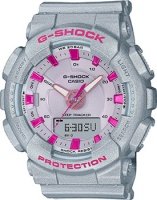 Японские наручные мужские часы Casio GMA-S130NP-8A. Коллекция G-Shock  фото, kupilegko.ru