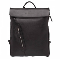 Кожаный рюкзак для ноутбука Ramsey Black Lakestone 570 LS  фото, kupilegko.ru