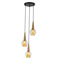 Подвесная люстра Indigo Narciso 13002/3P Black V000145  фото, kupilegko.ru