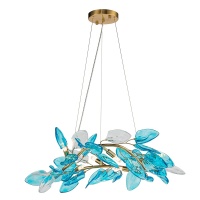 Подвесная люстра Indigo Olivo 11043/6P Blue V000448  фото, kupilegko.ru