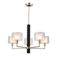 Подвесная люстра Crystal Lux Maestro SP-PL5 Gold  фото, kupilegko.ru