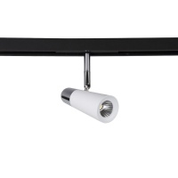 Трековый светодиодный светильник для магнитного шинопровода Crystal Lux Space CLT 0.33 006 12W WH-CH 4000K  фото, kupilegko.ru