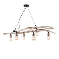 Подвесная люстра Ideal Lux Driftwood SP6 180922  фото, kupilegko.ru