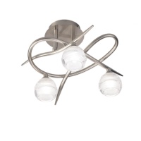 Потолочная люстра Mantra Loop Satin Nickel 1814  фото, kupilegko.ru