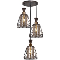 Подвесная люстра Reluce 03609-0.4-03 BK+GD  фото, kupilegko.ru