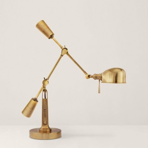 RL '67 Boom Arm Brass Настольная лампа Ralph Lauren Home  фото, kupilegko.ru