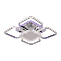 Потолочная светодиодная люстра Profit Light 5886/4+1 CHR  фото, kupilegko.ru