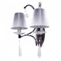 Бра, светильник настенный накладной Lumina Deco LDW 8810-2 SL  фото, kupilegko.ru