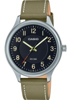 Японские наручные мужские часы Casio MTP-B160L-1B2. Коллекция Analog  фото, kupilegko.ru