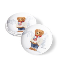 Haven Flag Bear Набор тарелок на 4 персоны Ralph Lauren Home  фото, kupilegko.ru