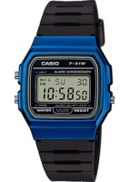 Японские наручные мужские часы Casio F-91WM-2A. Коллекция Vintage  фото, kupilegko.ru