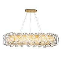 Подвесная люстра Indigo BRACCIA 12007/12PL Gold V000400  фото, kupilegko.ru