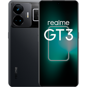 Смартфон, мобильный телефон realme GT3 1TB Черный RU  фото, kupilegko.ru