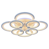 Потолочная светодиодная люстра Profit Light 8002/4+4 WHT  фото, kupilegko.ru