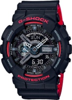 Японские наручные мужские часы Casio GA-110HR-1A. Коллекция G-Shock  фото, kupilegko.ru