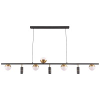 Подвесная люстра Crystal Lux CLT 047C8 L1400 BL-GO  фото, kupilegko.ru