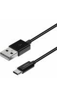 Кабель Deppa USB Type-A - USB Type-C, черный (3 метра)  фото, kupilegko.ru