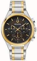 Японские наручные мужские часы Bulova 98A301. Коллекция CURV  фото, kupilegko.ru