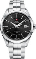 Швейцарские наручные мужские часы Swiss Military SMA34085.01. Коллекция Automatic Collection  фото, kupilegko.ru