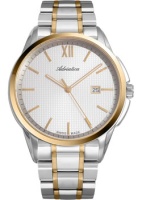 Швейцарские наручные мужские часы Adriatica 1290.2163Q. Коллекция Pairs  фото, kupilegko.ru