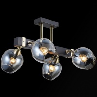 Потолочная люстра Illumico IL9736-4CSQ-79 BK AB  фото, kupilegko.ru