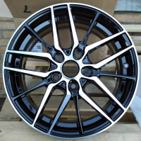 Литые колесные диски Carwel Лача 6.5x16 5x114.3 ET38 D67.1 Чёрный с полированной лицевой частью (102554)  фото, kupilegko.ru