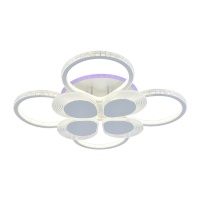 Потолочная светодиодная люстра Profit Light 5891/4+4A WHT  фото, kupilegko.ru