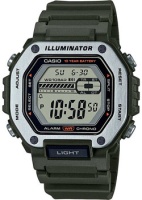 Японские наручные мужские часы Casio MWD-110H-3A. Коллекция Digital  фото, kupilegko.ru