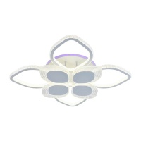 Потолочная светодиодная люстра Profit Light 5892/4+4A WHT  фото, kupilegko.ru