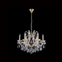 Подвесная люстра Crystal Lux Hollywood SP6 Gold  фото, kupilegko.ru