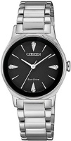 Японские наручные женские часы Citizen EM0730-57E. Коллекция Elegance  фото, kupilegko.ru