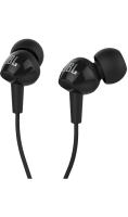 Проводная гарнитура JBL C100SIU, черная  фото, kupilegko.ru