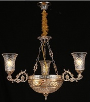 Подвесная люстра Illumico IL7286-6P-48 GD  фото, kupilegko.ru