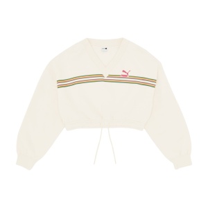 Толстовка PUMA Classics 70s Psychedelic Graphic V-Neck PM538949 339388 SP  фото, kupilegko.ru