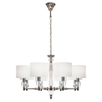 Подвесная люстра iLamp Alexa P2404-8 Nickel  фото, kupilegko.ru