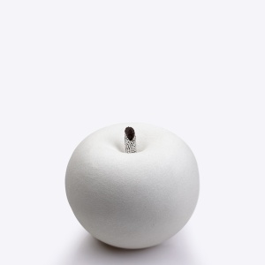 Apple Swarovski White Скульптура L Gardeco  фото, kupilegko.ru