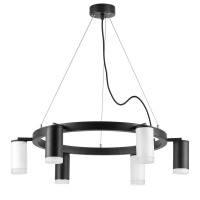 Подвесная люстра Lightstar Rullo (571016+214437-3+214436-3+202430-6) LR0163733630  фото, kupilegko.ru