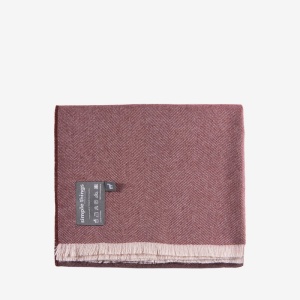 HB Maroon Eyelash Fringe Плед Simple Things  фото, kupilegko.ru